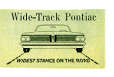 Wide-Track Pontiac -- widest stance on the road
